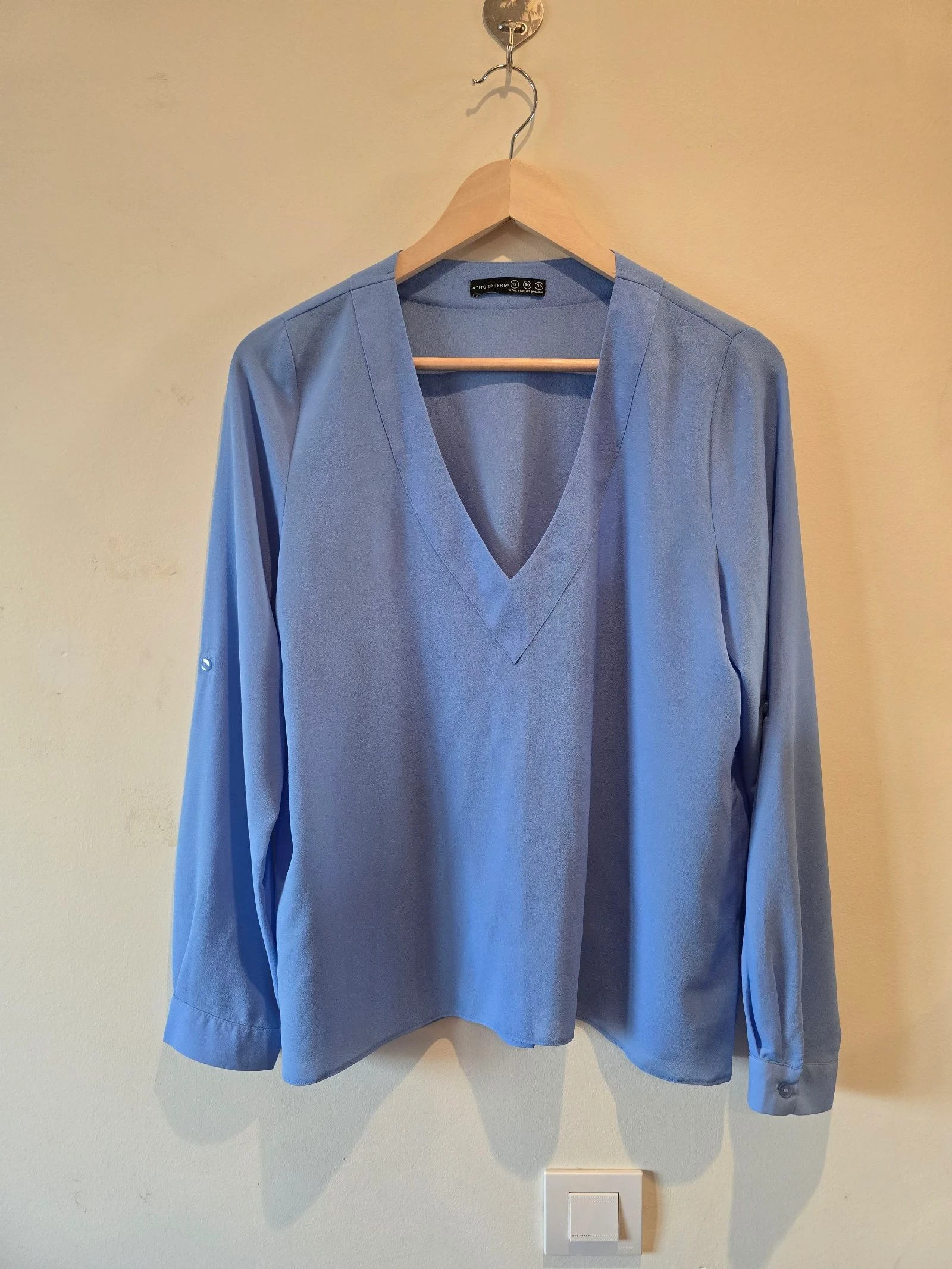 Blusa cerrada azul de Primark